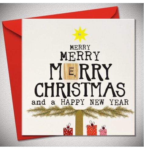 A festive greetings card