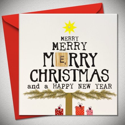 15cm Merry Christmas Card