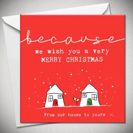 From Our House To Yours Card, 15cm