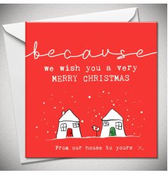 A lovely card to wish a family season greetings
