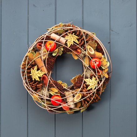 27cm Autumn Wreath