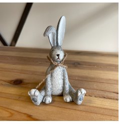 A charming little sitting rabbit ornament