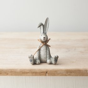 A charming little sitting rabbit ornament
