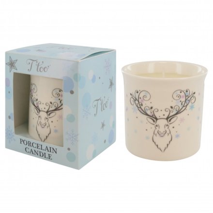 Magical Stag Porcelain Candle