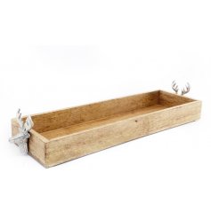 A rustic living inspired wooden tray