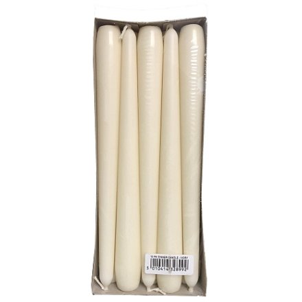 Dinner Candle 10pk Ivory 