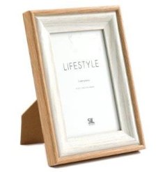 A charming wooden photo frame 