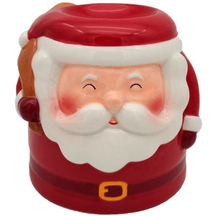 Santa Shaped Christmas Ceramic Oil Burner