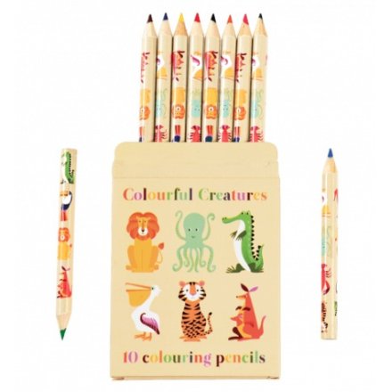 Colouring Pencils Colourful Creatures