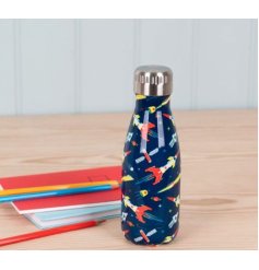 A fun and practical stainless steel bottle