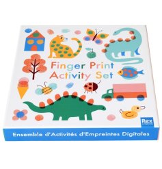 Create fun and colourful prints with your fingers
