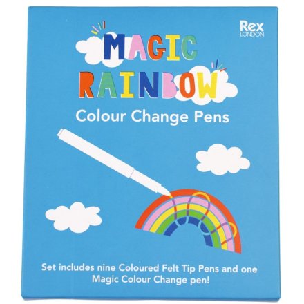 A fun and colourful set of 9 coloured felt tip pens