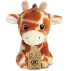 A super adorable Eco Nation Mini Giraffe soft toy