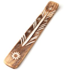 A beautifully carved incense holder