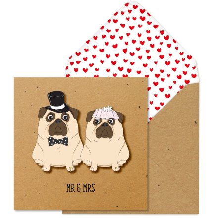 3D Mr and Mrs Card