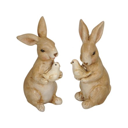 Bunny and Hare Figures, 2a