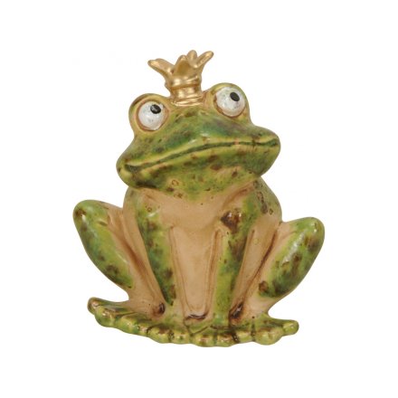 Frog With Crown, 11cm