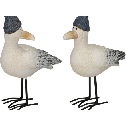 Standing Seagull Ornament, 2a