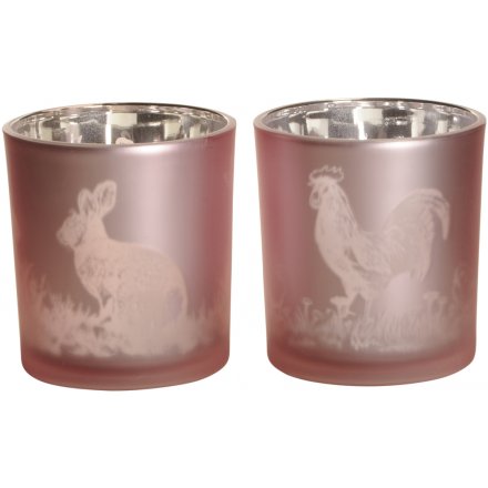 Bunny & Chicken Candle Holder, 2a