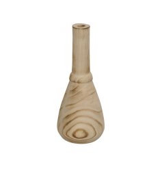 A stylish and unique vase made from Paulownia wood. 