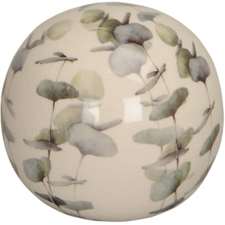 Decorative Eucalyptus Sphere, 9cm