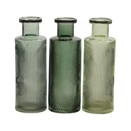 Green Glass Bottles, 3a