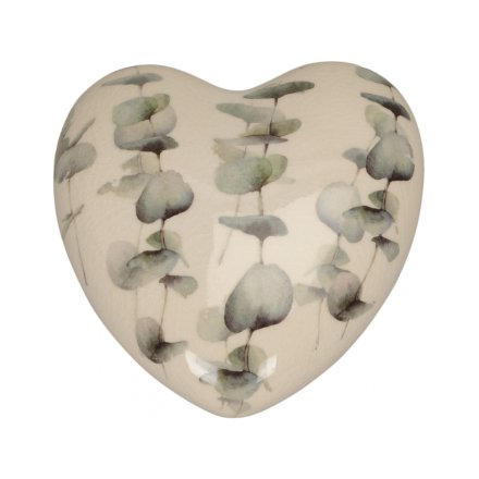 Decorative Eucalyptus Heart, 10.5cm