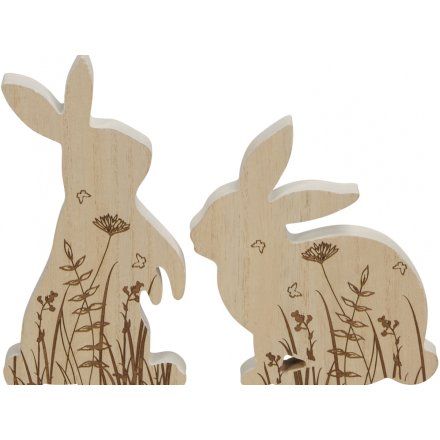 Yellow Meadow Bunny Ornament, 2a