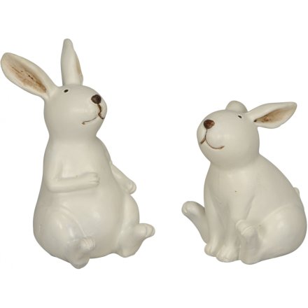 Cream Bunny Ornaments, 2a