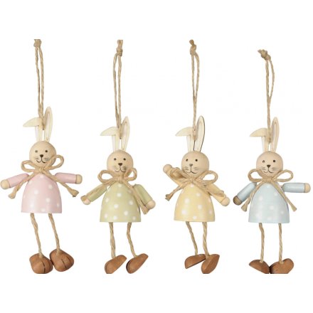 Polka Dot Bunny Hangers, 4a
