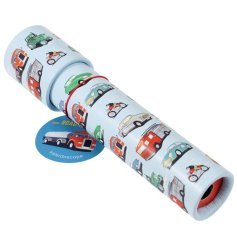 Keep the kids captivated with this fun vintage car themed kaleidoscope.