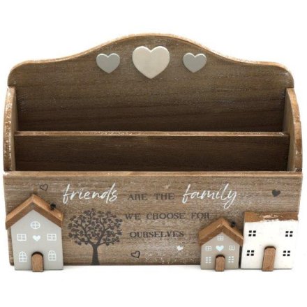Houses and Hearts Letter Rack