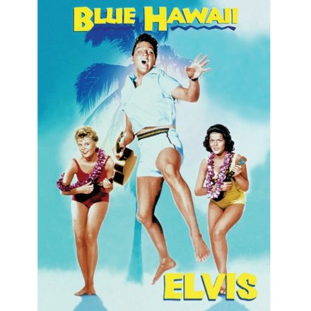 Elvis Blue Hawaii Sign