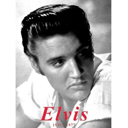 Elvis Mini Metal Sign, 20cm