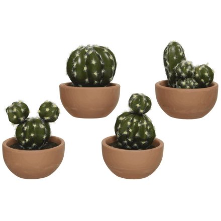 Artificial Cactus Mix 10.5cm