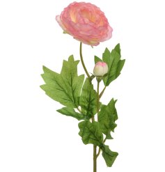 A fine quality artificial flower in pink. A stunning stem to display singularly or with mixed stems. 