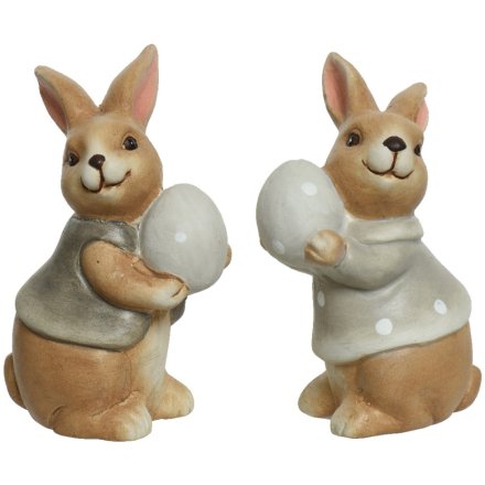 Dotty Bunny Ornaments, 2a