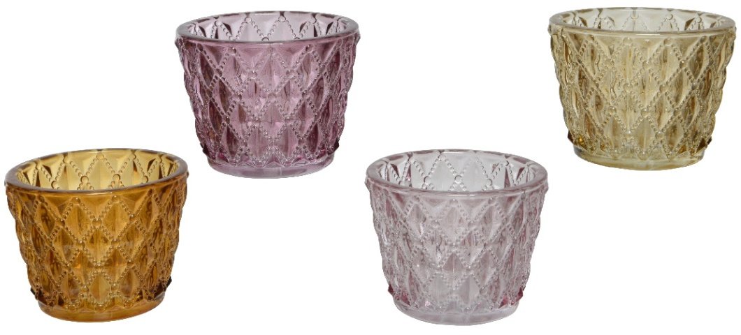 MULTI COLOUR GINNY BOX CUM TEALIGHT HOLDER main image 0