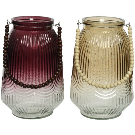 Beaded Glass Lanterns