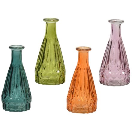 Coloured Glass Vase, 4a