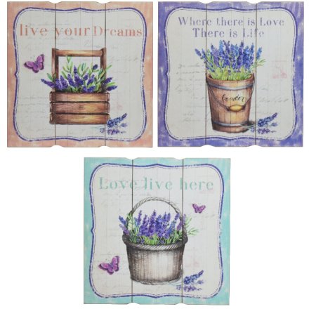 Vintage Lavender Signs, 3a