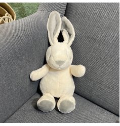 An adorable, super soft plush rabbit with a huggable body for little ones to snuggle and enjoy.