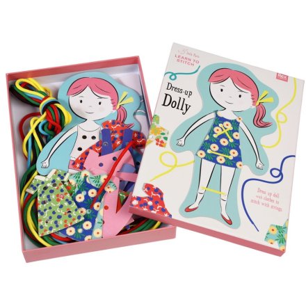 Get creative with this dress - up dolly kit, which will help children develop their fine motor skills 
