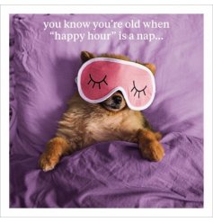 A humorous and unique photographic greetings card from ICON's popular Curious World range.