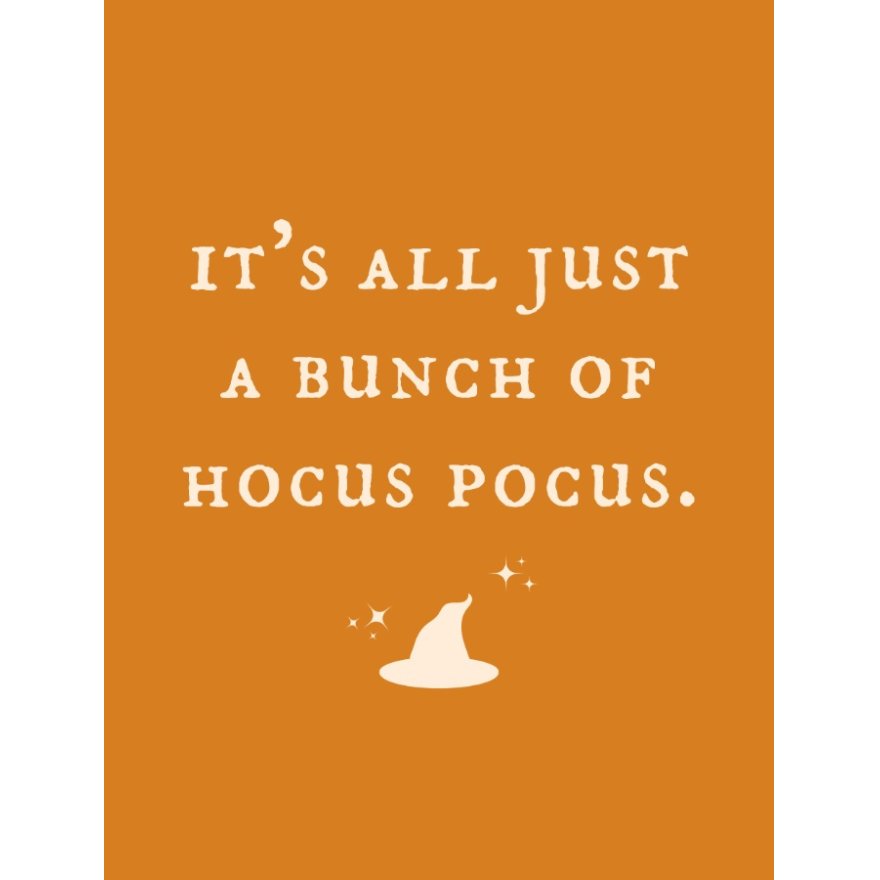 Hocus Pocus Mini Metal Sign