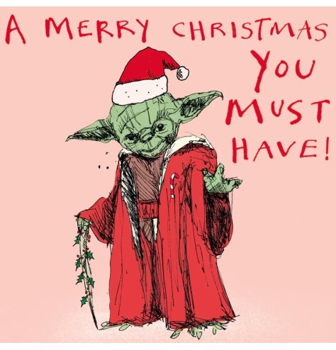 A unique Yoda themed Christmas card by the talented Poet & Painter.