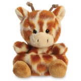 A super soft giraffe toy with a squishy tummy and adorable face.