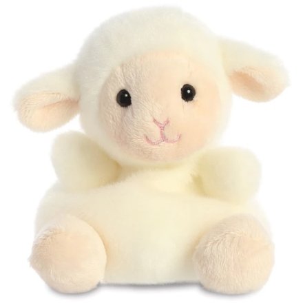 A super soft woolly lamb toy which fits perfectly in the palm of your hands. 