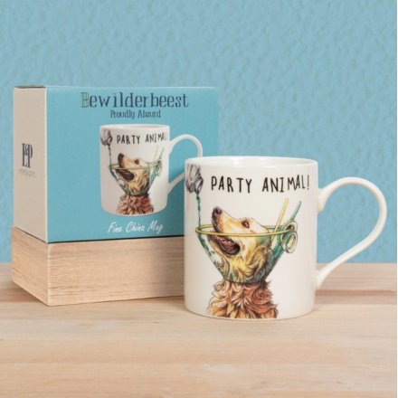 A witty and humorous mug with a fine illustration by the talented Bewilderbeest. 
