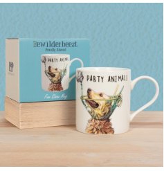 A witty and humorous mug with a fine illustration by the talented Bewilderbeest. 